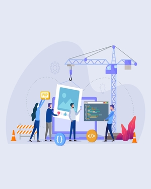 em construção